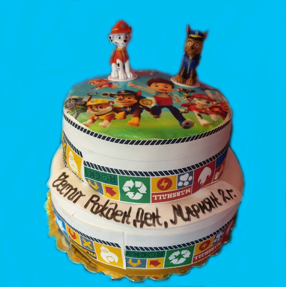 Бутикова торта Paw Patrol