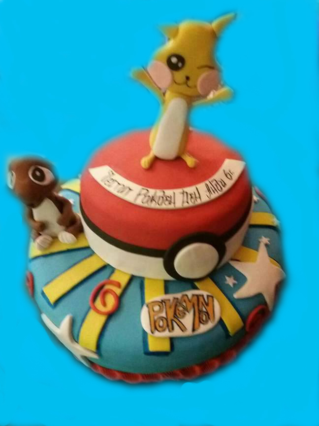 Бутикова торта Pokemon