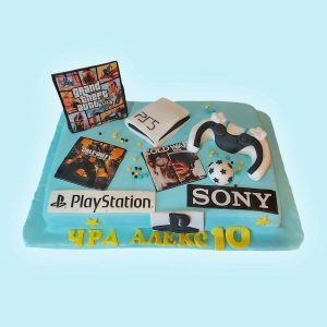 Бутикова торта конзола Playstation